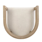 Halea Farmhouse Rubberwood Dining Chairs with Cane Back (Set of 2) by