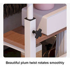 31.5" Mobile Standing Desk with Adjustable Height and Locking Wheels