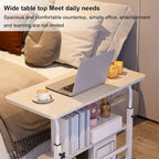 31.5" Mobile Standing Desk with Adjustable Height and Locking Wheels