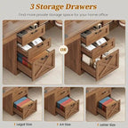 96.5 Computer Desk 3 Drawers Home Office Desk 8 Open Shelves