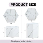 Modern 2-piece Hexagonal Coffee Table Set with MDF Frame for Living Room