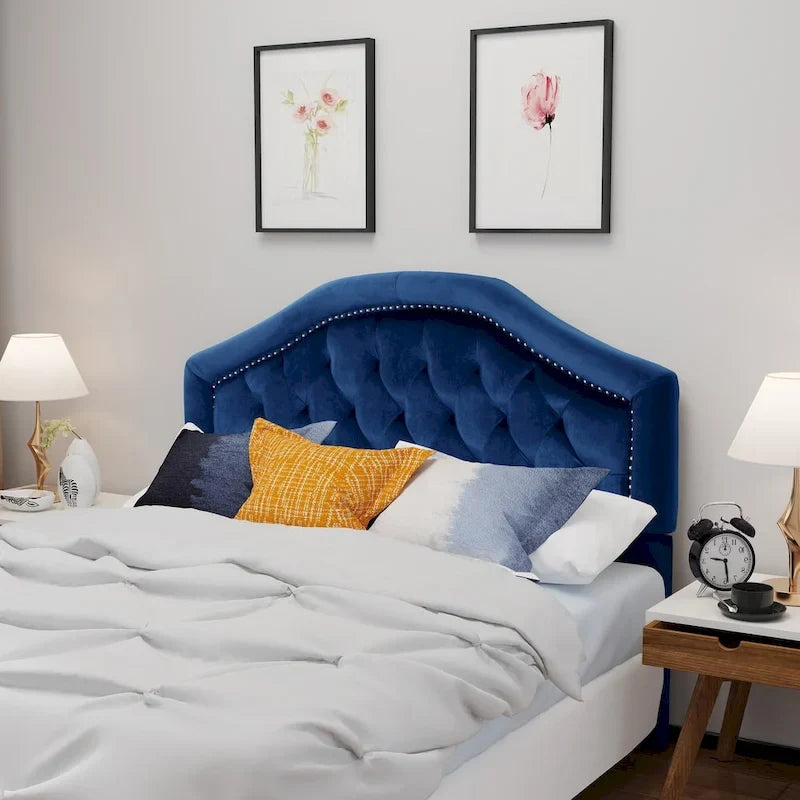 Killian Glam Velvet Full/Queen Headboard by 