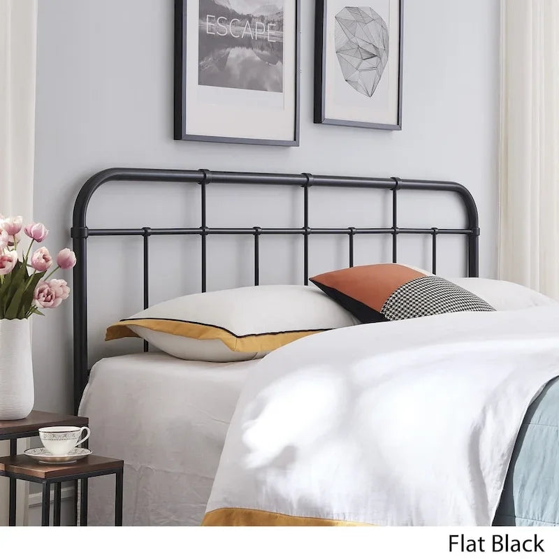 Industrial Iron Pipe Headboard