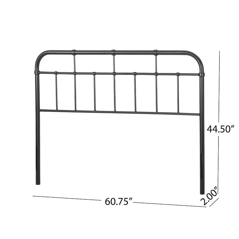 Industrial Iron Pipe Headboard