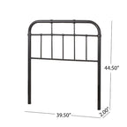 Industrial Iron Pipe Headboard