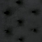 Glam Velvet Full/Queen Headboard with Button Tufting and Nailhead Accents