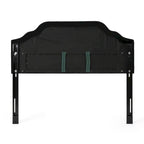 Glam Velvet Full/Queen Headboard with Button Tufting and Nailhead Accents