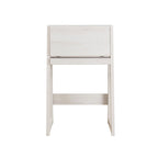 26-Inch Compact Writing Desk with Storage Cabinet and Drop-Down Panel