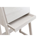 26-Inch Compact Writing Desk with Storage Cabinet and Drop-Down Panel