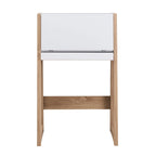 26-Inch Compact Writing Desk with Storage Cabinet and Drop-Down Panel