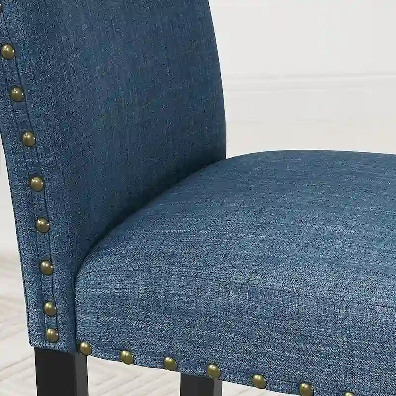 Contemporary 25-Inch Fabric Bar Stool (Set of 2)