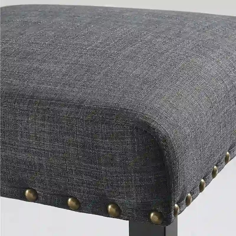 Contemporary 25-Inch Fabric Bar Stool (Set of 2)
