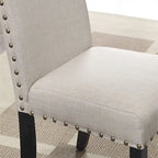 Contemporary 25-Inch Fabric Bar Stool (Set of 2)