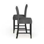 Contemporary 25-Inch Fabric Bar Stool (Set of 2)
