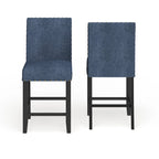 Contemporary 25-Inch Fabric Bar Stool (Set of 2)