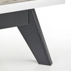 4-Drawer Chest with Faux-Concrete Drawer Fronts
