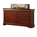  Cherry 6-drawer Dresser