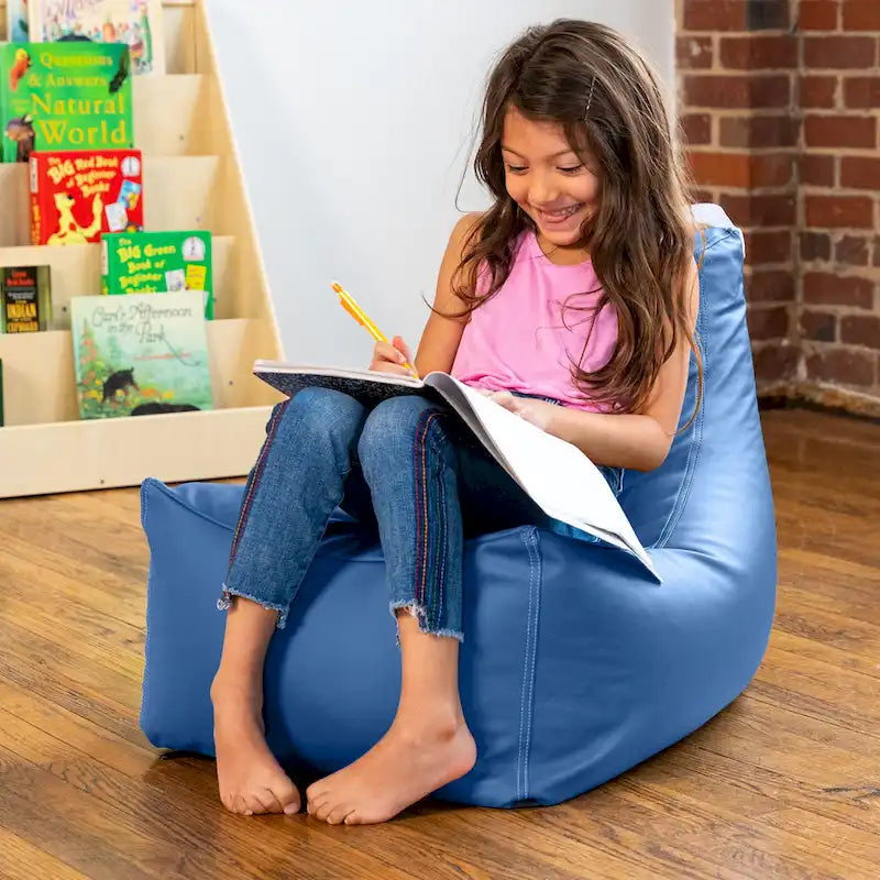 Kids Bean Bag Chair - Premium Vinyl, Multiple Colors