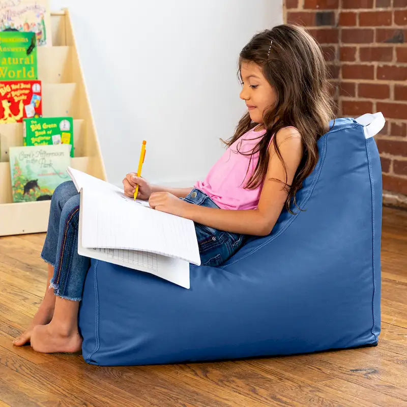 Kids Bean Bag Chair - Premium Vinyl, Multiple Colors