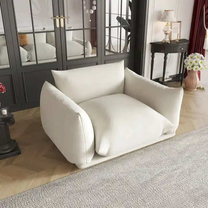 Modular Upholstered Sectional Sofas Chenille Fabric Lounge Counches