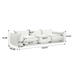 Modular Upholstered Sectional Sofas Chenille Fabric Lounge Counches