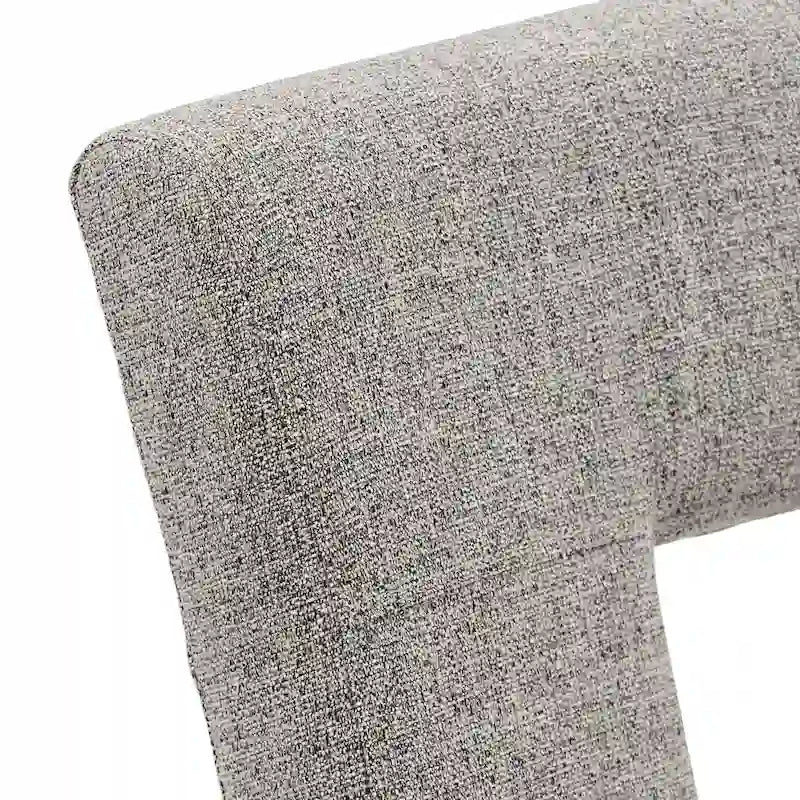 Upholstered Fabric Keyhole Dining Chairs (Set of 2)