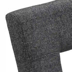 Upholstered Fabric Keyhole Dining Chairs (Set of 2)