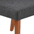 Upholstered Fabric Keyhole Dining Chairs (Set of 2)