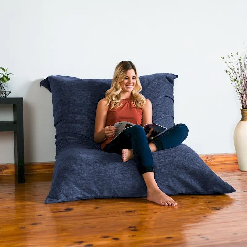 Floor Chenille Pillow Bean Bag Lounger