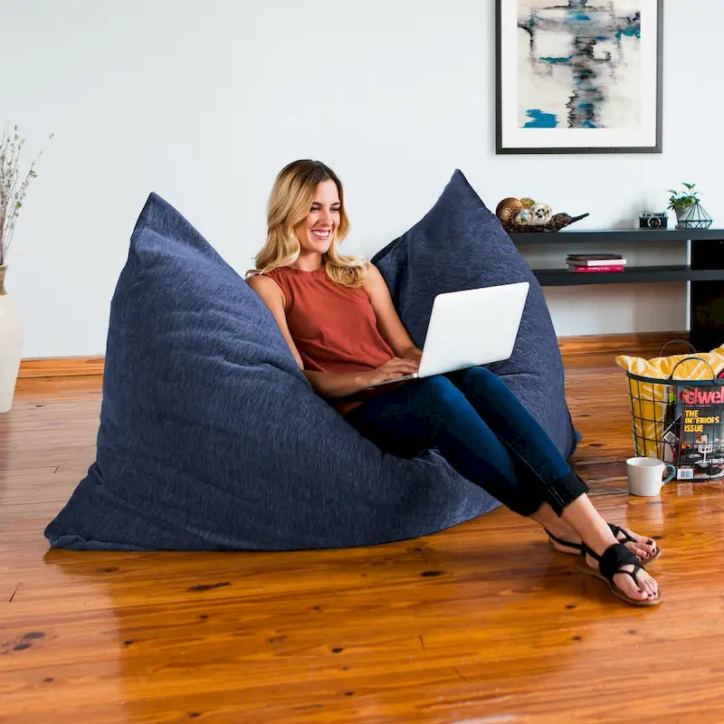 Floor Chenille Pillow Bean Bag Lounger