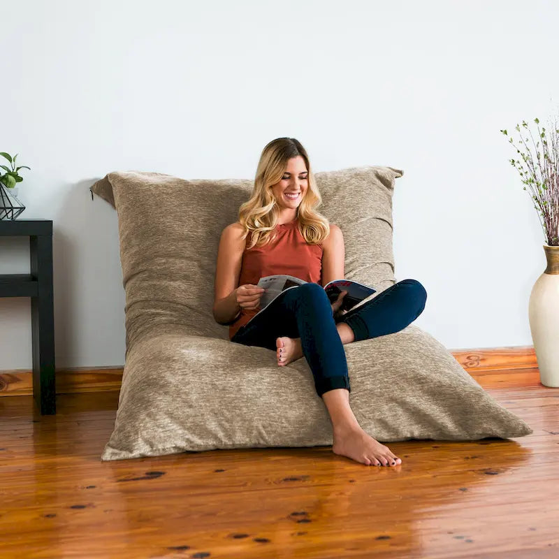 Floor Chenille Pillow Bean Bag Lounger