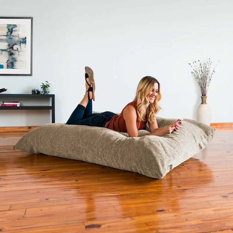 Floor Chenille Pillow Bean Bag Lounger