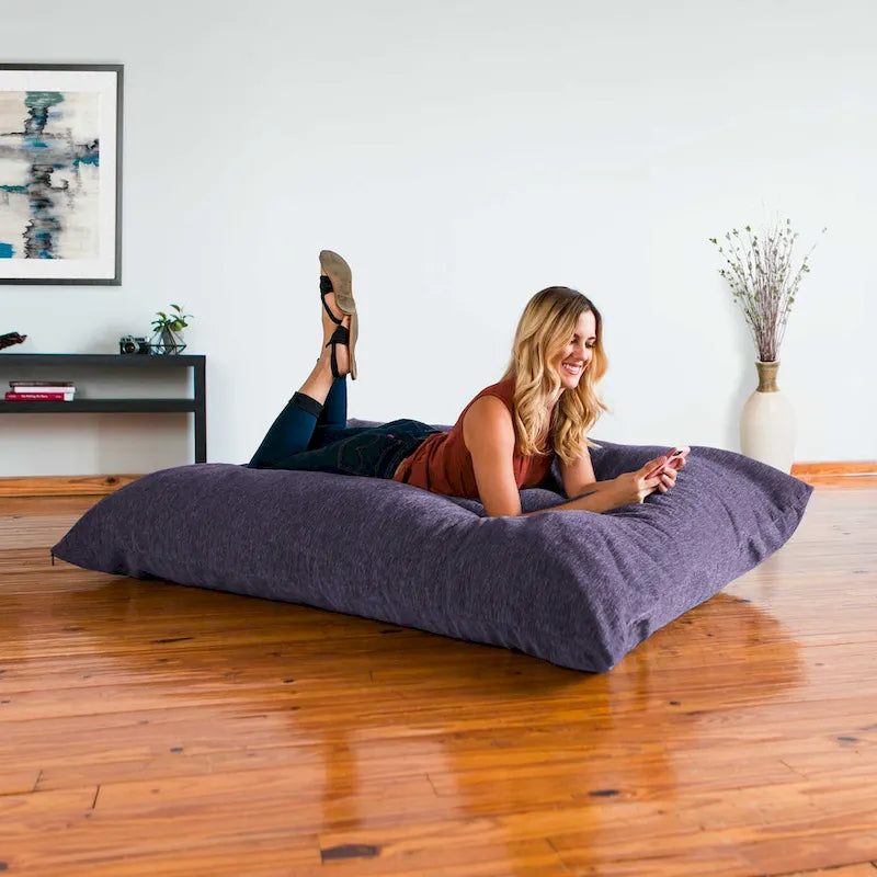 Floor Chenille Pillow Bean Bag Lounger