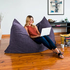 Floor Chenille Pillow Bean Bag Lounger