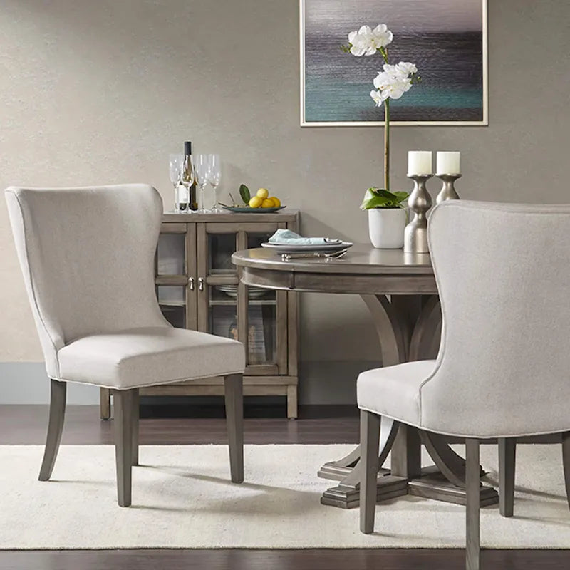 Upholstered Wingback Dining Side Chair