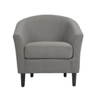 Modern Barrel Accent Chairs Cozy Armchair Club Chair