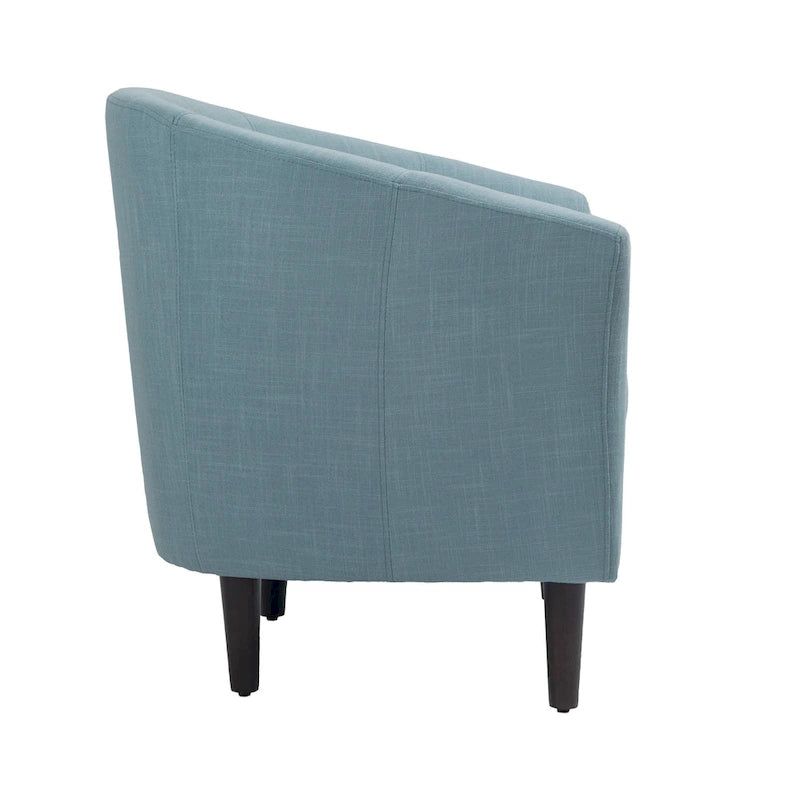 Modern Barrel Accent Chairs Cozy Armchair Club Chair