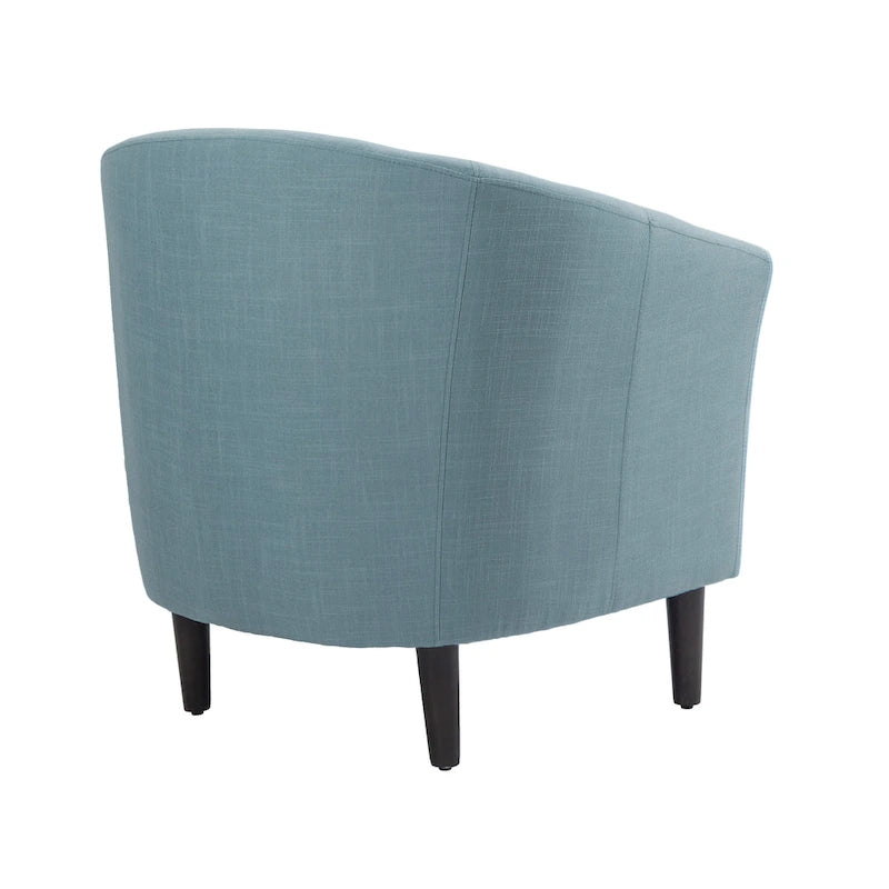 Modern Barrel Accent Chairs Cozy Armchair Club Chair