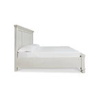 Antique White Panel Storage Bed