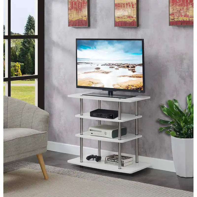 4 Tier Highboy TV Stand for TVs up to 37 Inches