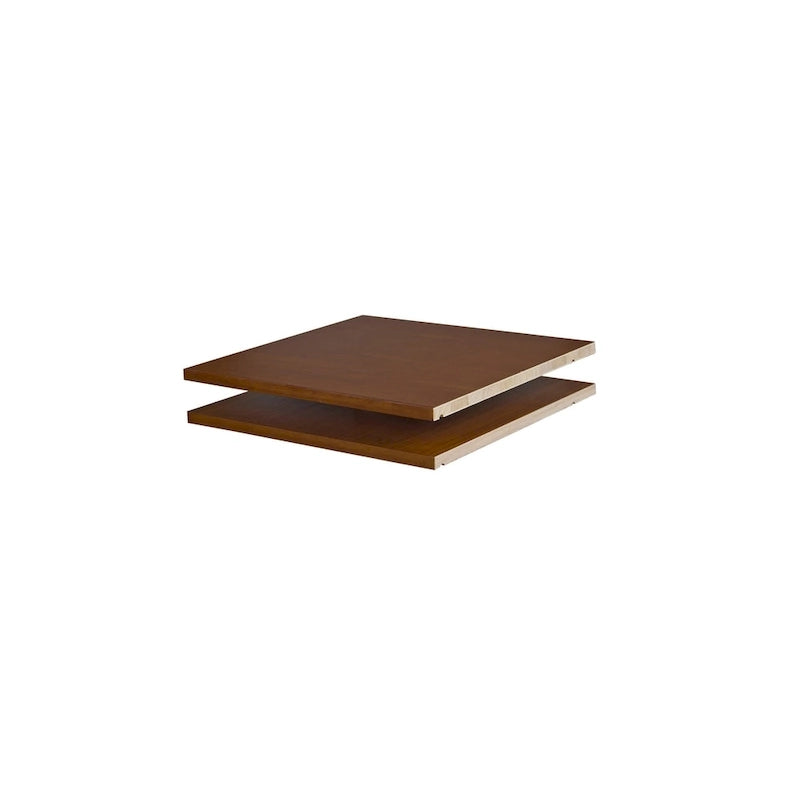 Solid Wood Wardrobe Shelves, Set of 2