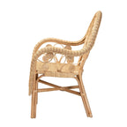 Bohemian Natural Rattan Arm Chair