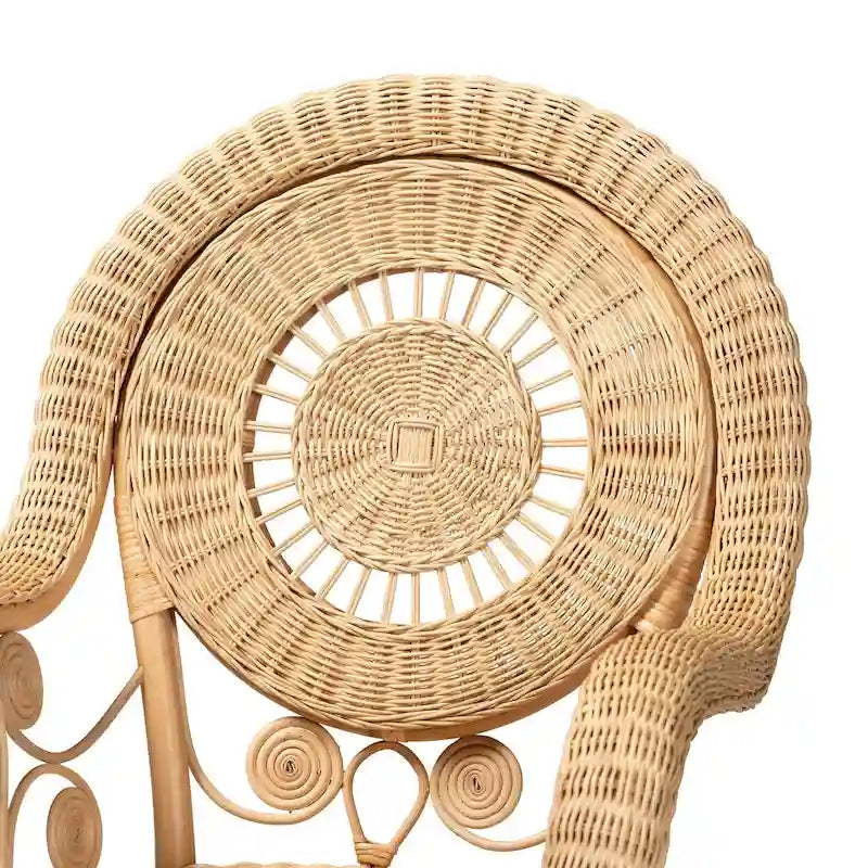 Bohemian Natural Rattan Arm Chair