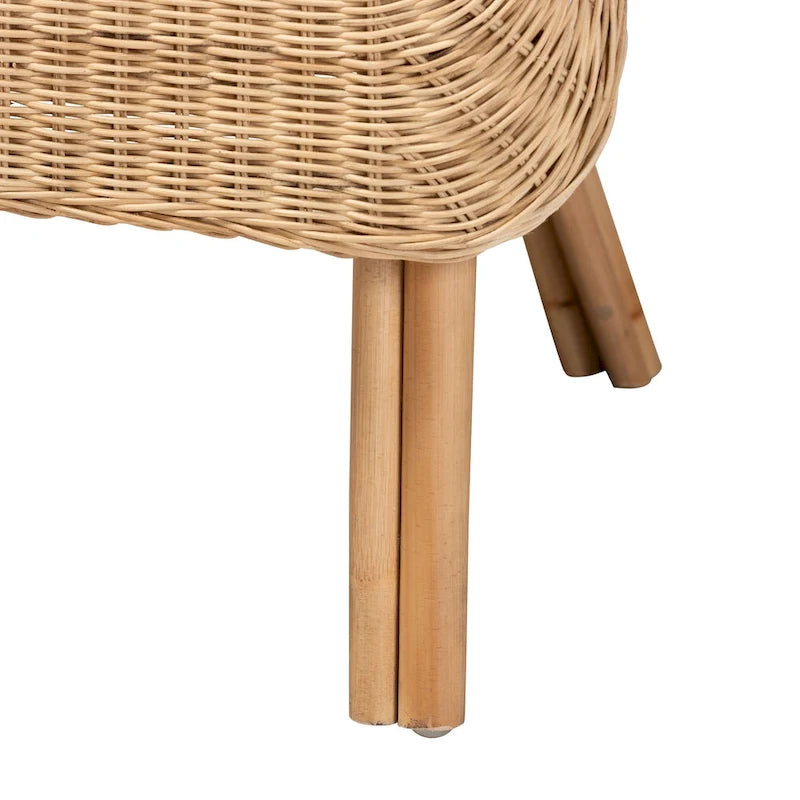 Bohemian Natural Rattan Arm Chair