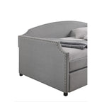 Upholstered Twin Daybed with Pull-Out Trundle