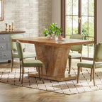 47 Farmhouse Small Rectangle Dining Table for Kitchen Dining Room