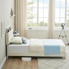 Twin Bed Frames With Velvet Platform Bed Mattress Foundation