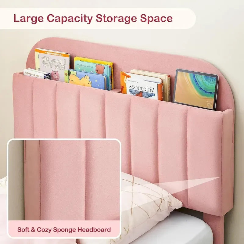 Twin Bed Frames With Velvet Platform Bed Mattress Foundation
