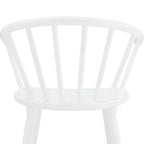 Set of 3 Counter Height Stool 24.in Bar Stools with Solid Wood Frame and Spindle Back for Kitchen Island