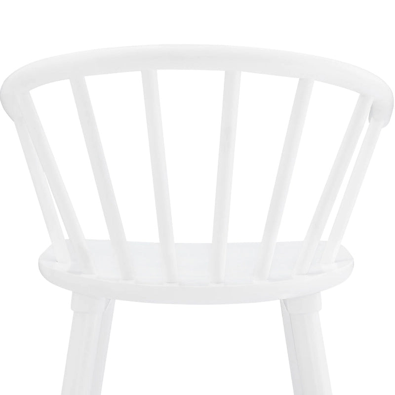 Set of 3 Counter Height Stool 24.in Bar Stools with Solid Wood Frame and Spindle Back for Kitchen Island